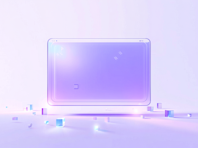 Abstract illustration representing custom application development